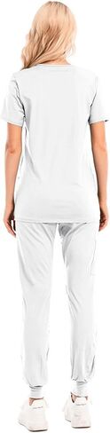 HARGLESMAN Scrubs Medical Uniform Women Scrubs Sets in Saudi Arabia