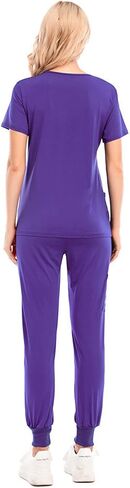 HARGLESMAN Scrubs Medical Uniform Women Scrubs Sets in Saudi Arabia