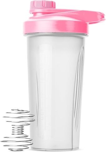 Mr. Pen- Shaker Bottles for Protein Mixes with Twist Cap, 28 oz, Pink Protein Shaker Bottle with Wire Whisk Ball, Mixer Bottle, Protein Shake Bottles, Protein Bottle, Protein Shake Bottle in Saudi Arabia