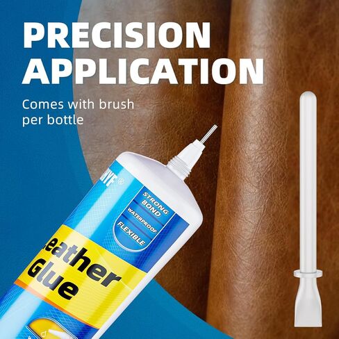 Leather Glue - 30g Leather Glue Adhesive, Clear Super Glue for Bonding Between Leather and Leather, Leather and Others Materials, Suitable for All Kinds of Leather, PU Leather,Permanent, Washable in Kuwait