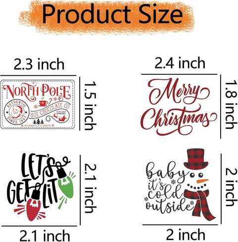 25 PCS Snowman Face Stickers for Crafts Christmas Vinyl Reindeer Snowman Face Decals for Ornaments Glass Water Bottles Cup Window Wall Christmas Decorations (25Pcs Snowman Face) in Kuwait