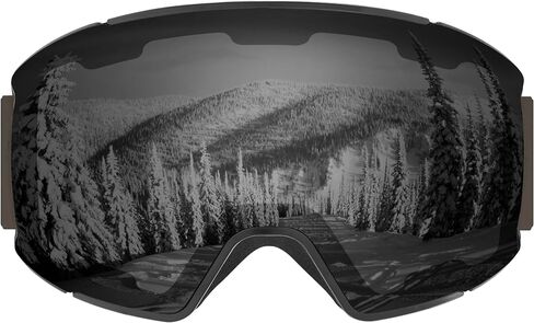 Retrospec Zenith Ski Goggles - Snowboard Goggles for Men, Women, Boys & Girls - 100% UV Protection, Anti-Fog Snow Goggles in Kuwait