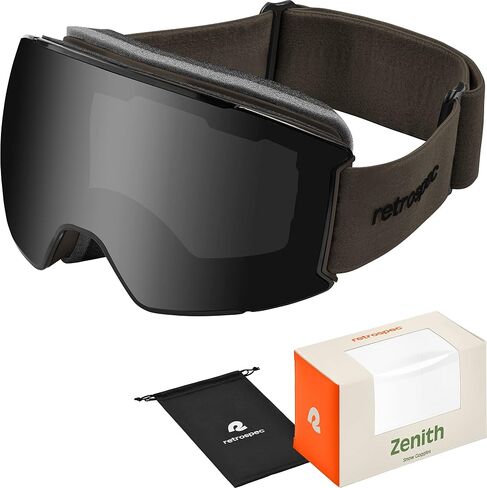 Retrospec Zenith Ski Goggles - Snowboard Goggles for Men, Women, Boys & Girls - 100% UV Protection, Anti-Fog Snow Goggles in Kuwait