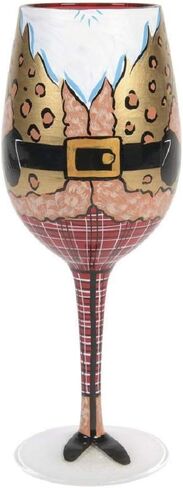 Enesco Lolita Snazzy Santa Wine Glass in Saudi Arabia