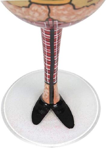 Enesco Lolita Snazzy Santa Wine Glass in Saudi Arabia