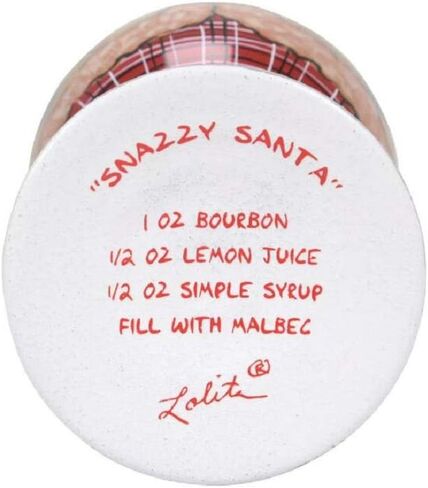 Enesco Lolita Snazzy Santa Wine Glass in Saudi Arabia