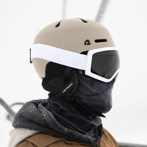 خوذة تزلج ريتروسبيك كومستوك - خوذة على الجليد للبالغين والشباب - خوذة ثلج قابلة للتعديل مع غطاء واقي وفتحات تهوية للرجال والنساء والفتيان والفتيات in Kuwait