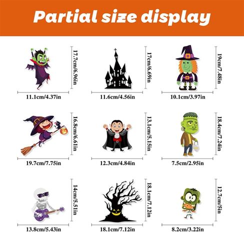ملصقات نافذة Hocus Pocus 9 قطع من ملصقات نافذة الهالوين لتزيين المنزل، شارات نافذة للأخوات الساحرة اللطيفة، ملصقات نافذة قابلة لإعادة الاستخدام على الوجهين لمستلزمات حفلات الهالوين Hocus Pocus in Kuwait