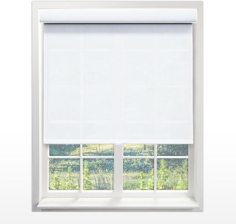 Chicology Deluxe Free-Stop Cordless Roller Shades, No Tug Privacy Window Blind, Magnolia (Light Filtering), 66"W X 72"H in Saudi Arabia