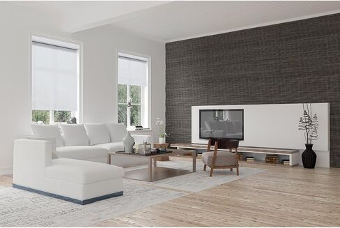 Chicology Deluxe Free-Stop Cordless Roller Shades, No Tug Privacy Window Blind, Magnolia (Light Filtering), 66"W X 72"H in Saudi Arabia