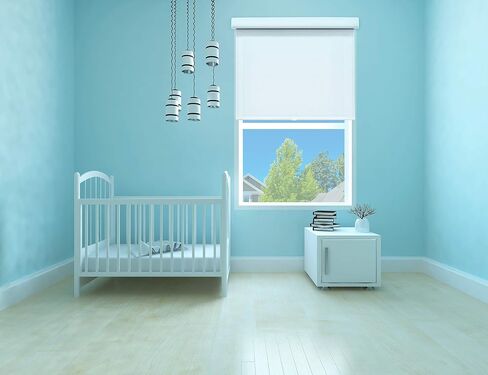 Chicology Deluxe Free-Stop Cordless Roller Shades, No Tug Privacy Window Blind, Magnolia (Light Filtering), 66"W X 72"H in Saudi Arabia