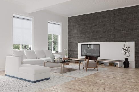 Chicology Deluxe Free-Stop Cordless Roller Shades, No Tug Privacy Window Blind, Magnolia (Light Filtering), 66"W X 72"H in Saudi Arabia