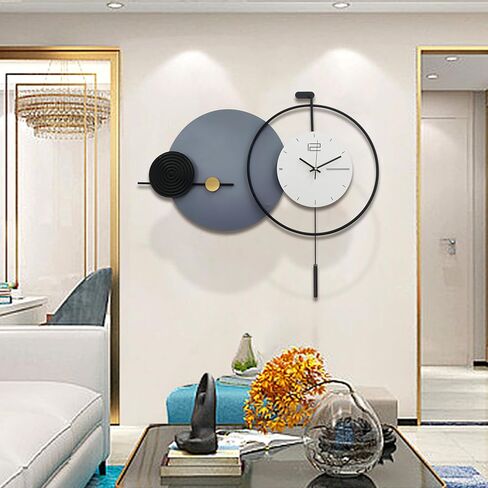 Wall Clocks for Living Room Decor,Large Decorative Wall Clock, with Silent Movement Wall Clocks for Home Wall Art Decor Clock in Saudi Arabia