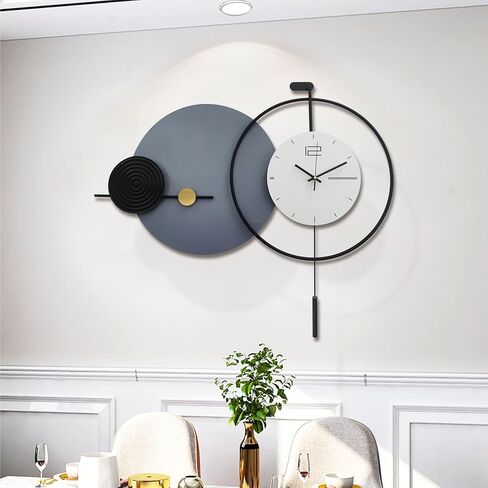 Wall Clocks for Living Room Decor,Large Decorative Wall Clock, with Silent Movement Wall Clocks for Home Wall Art Decor Clock in Saudi Arabia