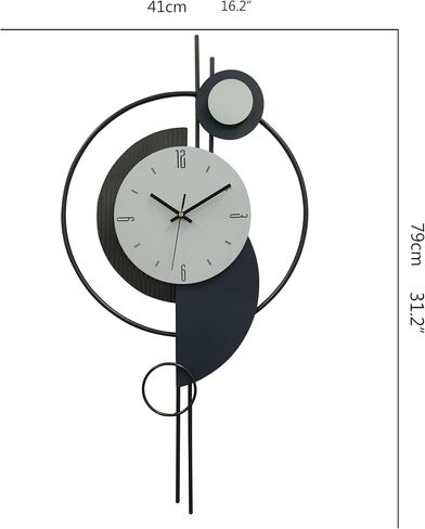 Wall Clocks for Living Room Decor,Large Decorative Wall Clock, with Silent Movement Wall Clocks for Home Wall Art Decor Clock in Saudi Arabia