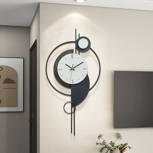 Wall Clocks for Living Room Decor,Large Decorative Wall Clock, with Silent Movement Wall Clocks for Home Wall Art Decor Clock in Saudi Arabia