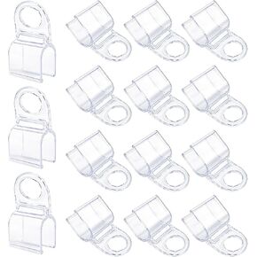 15Pack U-Shaped Roller Curtain Grips, Handle Pull Blind Grips Curtain Accessories, Window Shades for Home Roller Shutter Handle Paper Blinds, Rolling Blind Sunshade Lifting Clip (transparent) in Kuwait