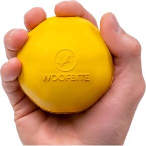 WoofBite Dog Toys for Aggressive Chewers, Dog Ball - Virtually Indestructible Dog Toys for Large Dogs, Heavy Duty Strong Tough Chew Toy for Aggressive Chewers Medium & Large Breed, Natural Rubber