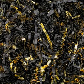 MagicWater Supply - 1 LB - Gold - Crinkle Cut Paper Shred Filler great for Gift Wrapping, Basket Filling, Birthdays, Weddings, Anniversaries, Valentines Day, and other occasions