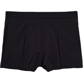 Thinx Ultra-Soft Period Underwear, Overnight Boy-Shorts Leakproof Underwear for Women, Holds Up to 12 Regular Tampons, FSA HSA Approved Period Underwear for Women, Reusable & Controls Odor, Black, 3X