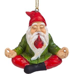 Design Toscano QM13096 Zen Yoga Frog Statue, 12 Inch, Full Color