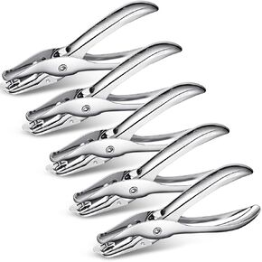 20 Pieces Hole Punch 1/8 Inches Circle Shaped Hole Puncher Single Hole Paper Punch for Office School Home DIY Greeting Cards Scrapbook Craft Supplies, Silver