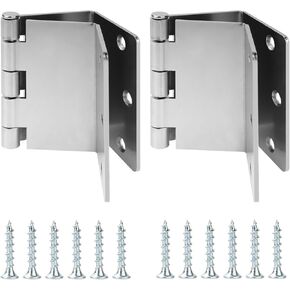 Handicap Expandable Door Hinges Offset Hinges 3.5 inch Swing Door Hinges Sliver (2 Pcs) for Handicap Brass Expandable Door Hinges Interior Door Hinges