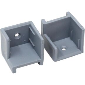Left & Right Hand Hinge Pontoon Door Stop Kit (1, Grey)