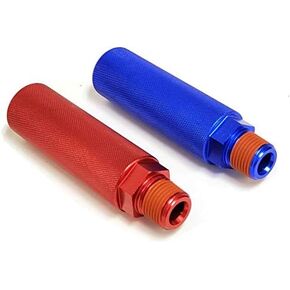 Phillips Industries Clamshell Coiled Air Gladhand Grip Handle Extension (12-600) (Red Blue)