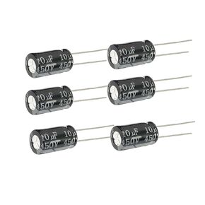 10uF 450V 13X20 +/-20% -40 to +105°C 10 PCS Aluminum Electrolytic Capacitors,10uF Capacitor,450V Capacitor,10uF Capacitor 450V,10uF,10uF 450V Capacitor