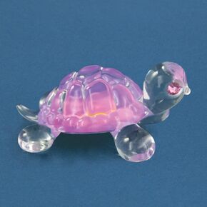 Glass Baron ~ Pink Turtle