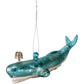 Primitives by Kathy Glass Ornament - Blue Whale