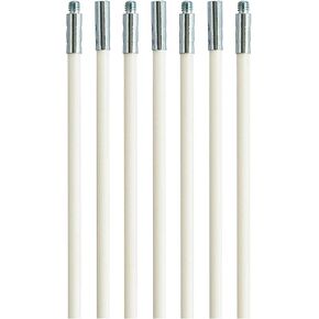 Dryer Vent Cleaner Kit: Dryer Vent Cleaning Rods as Accessories, Only Rods Not Including Brush Head,Extends to Your Require Size (18)