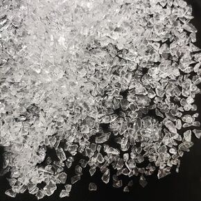 1.3 LB Crushed Glass Sand Broken Piece Granules for Resin Art Craft Project,Vase Fillers Candle Holder Decor, Succulent Terrarium Pebble Stones,Tabletop Fire Pit,Aquarium Tank Decoration,Cobalt Blue