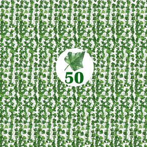 تحديث الكروم وهمية لغرفة النوم الاصطناعي اللبلاب إكليل وهمية أوراق اللبلاب الاصطناعي الخضرة أكاليل معلقة الكروم لديكور الغرفة جدار الزفاف الديكور الداخلي والخارجي (50) in Kuwait