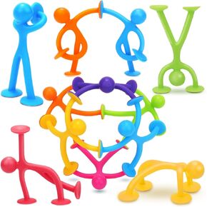 Suction Fidget Toys for Kids and Adult: 42 Pack Sensory Bulk Fidget Toys for Boys Girls, Office Desk Toys for Adults, Birthday Gifts Party Favors Kids Classroom Prize