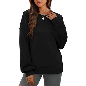 WIHOLL Sweatshirt for Women Crew Neck Sweatshirts Long Sleeve Shirts Pullover Casual Workout Tops Fall Fashion 2024