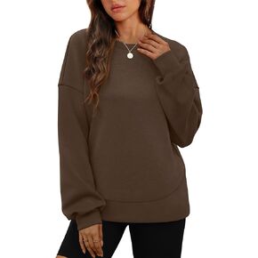 WIHOLL Sweatshirt for Women Crew Neck Sweatshirts Long Sleeve Shirts Pullover Casual Workout Tops Fall Fashion 2024