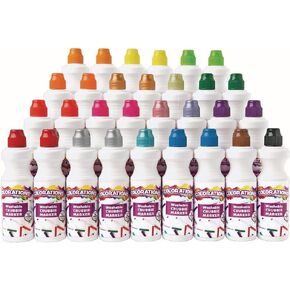Colorations Dabber Markers, Washable, Primary Colors, 8 Colors, Dot Markers, Bingo Markers, Dab and Dot Markers for Children, Kids, Pre-School, Toddlers, Non Toxic, Easy to Use, Art & Craft Supplies