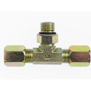 Brennan Industries C6803-08-08-08-NWO-FG تي شيرت من الفولاذ المطروق، تركيب من نوع العض، 1/2 بوصة من نوع العض × 1/2 بوصة من نوع العض × 3/4 بوصة - 16 حلقة دائرية قابلة للتعديل للرجال in Kuwait