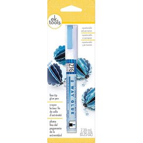 EK tools 55-00012 Glue Pen Zig Chisel Tip 2 Way, Multicolor