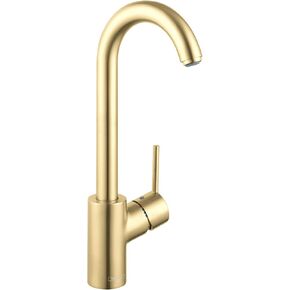 hansgrohe Talis S Stainless Steel Bar Kitchen Faucet, Bar Sink Faucet Single Hole, Faucet for Kitchen Sink, Stainless Steel Optic 04287800