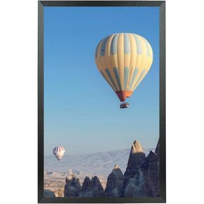 Mxtallup 12x23 Picture Frame Solid Wood 12x23 Poster Frame for Wall 12x23 Photo Frames Family Black (T22B1223)