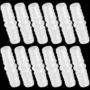 20pcs 3/8''(10mm) Hose Barb Fitting, Plastic Hose Barbed Splicer Pipe Connectors Mender Joint Adapter Union Fitting Watertight Straight