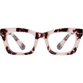 Oversized Square Reading Glasses for Women Spring Hinge Blue light Blocking Computer Readers for Women
