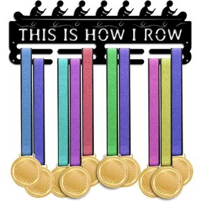 PH PandaHall Medal Display Hanger Holder Music Note Piano Medal Holder 15.7" Awards Ribbon Hanger Medal Display Wall Rack Music Medal Hanger Display for Musical Awards Ribbons Cheer