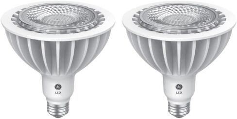 مصابيح GE Lighting GE فائقة السطوع LED، لمبة إضاءة خارجية، مصنفة رطبة، ضوء النهار (عبوتان) 93129227 in Saudi Arabia