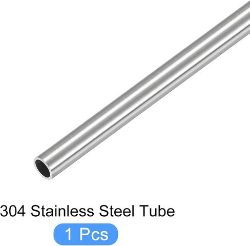METALLIXITY 304 Stainless Steel Tube (8.5mm OD x 0.5mm Wall T x 300mm L), Straight Tubing - for Home Furnishing, Machinery in Saudi Arabia