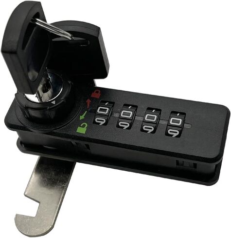 Puyueo 2 Sets Mechanical Code Lock Digital Combination Cabinet Lock Combination Cam Lock Cabinet Password Lock with Keys (Horizontal Version) in Saudi Arabia