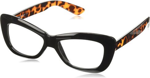 أ.ج. نظارات القراءة Crushed للسيدات من Morgan، أسود/تورت، 1.5 US in Kuwait